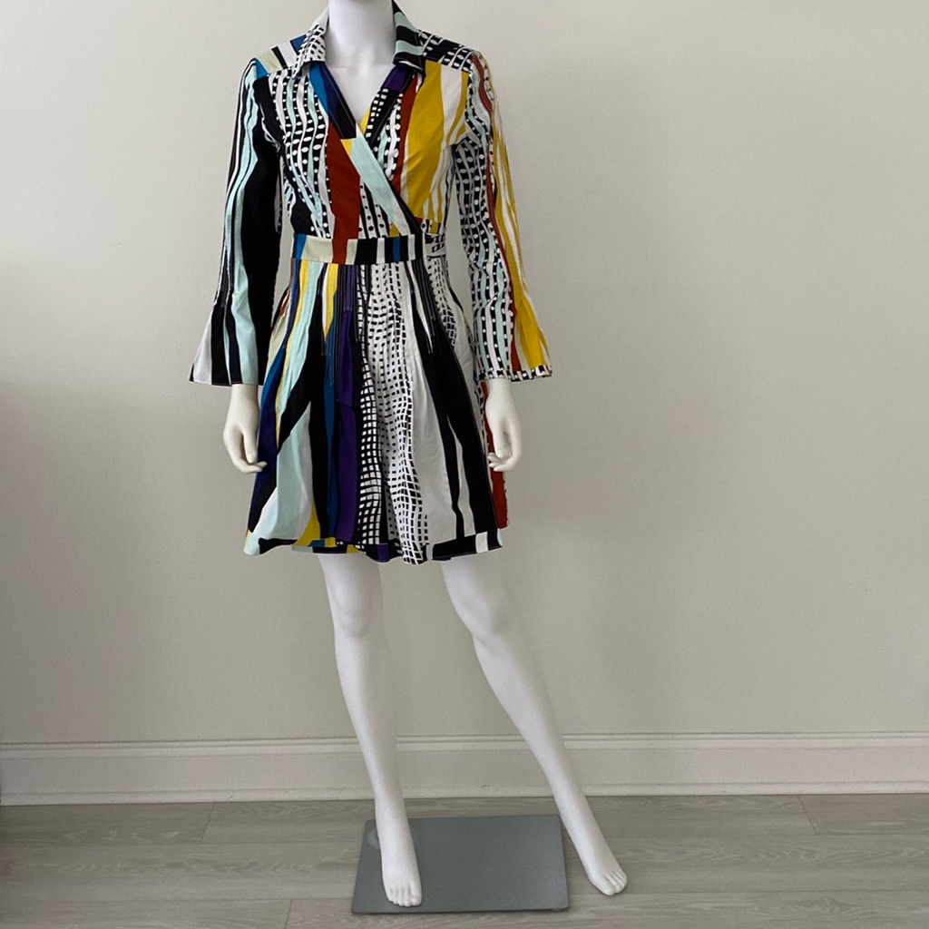 Dvf Diane Von Furstenberg Colorful Unique Stylish Dress